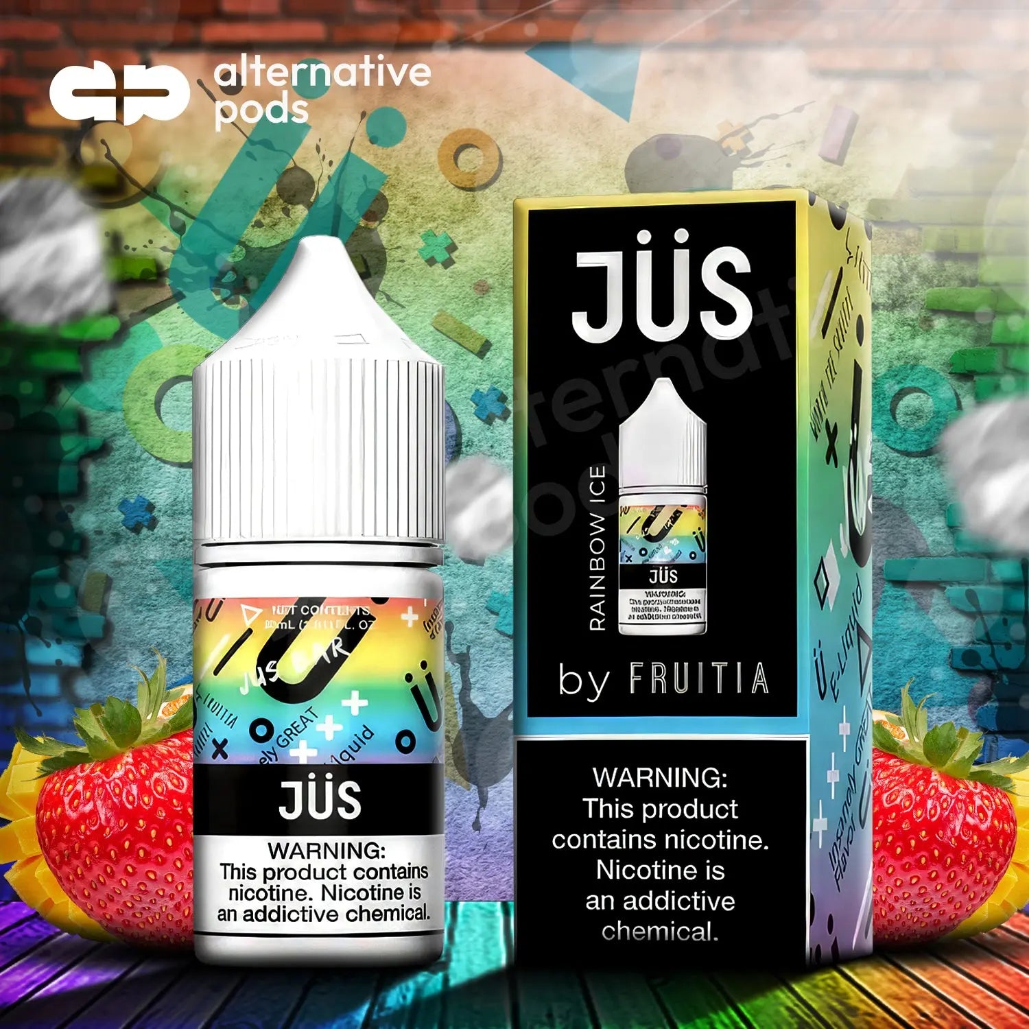 Jus By Fruitia Nicotine Salt E-Liquid 30ML - Alternative pods | Online Vape & Smoke Shop