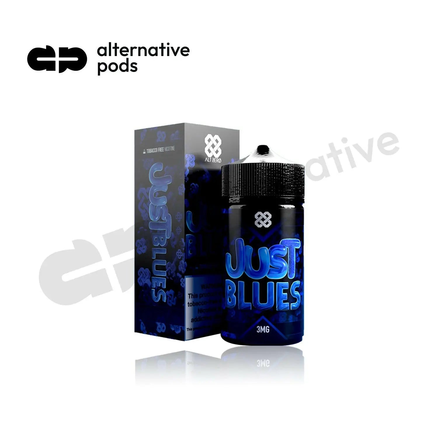 Just Premium Synthetic Nicotine E-Liquid By Alt Zero 100ML - Alternative pods | Online Vape & Smoke Shop