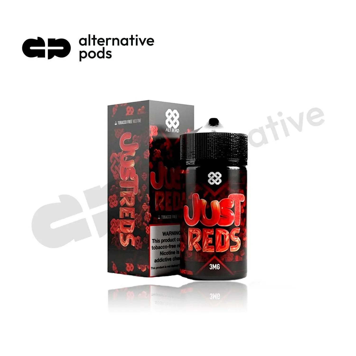 Just Premium Synthetic Nicotine E-Liquid By Alt Zero 100ML - Alternative pods | Online Vape & Smoke Shop