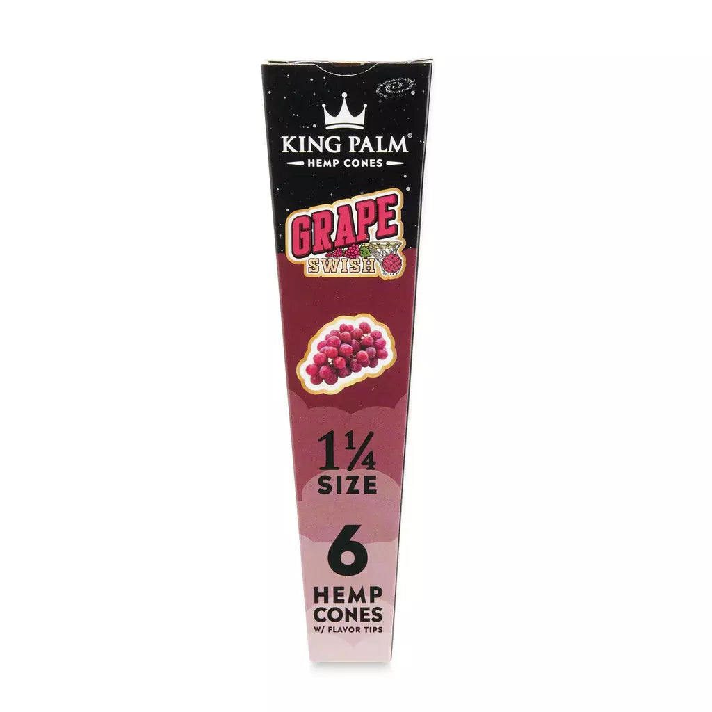 King Palm 1 ¼ Size Hemp Cones Grape