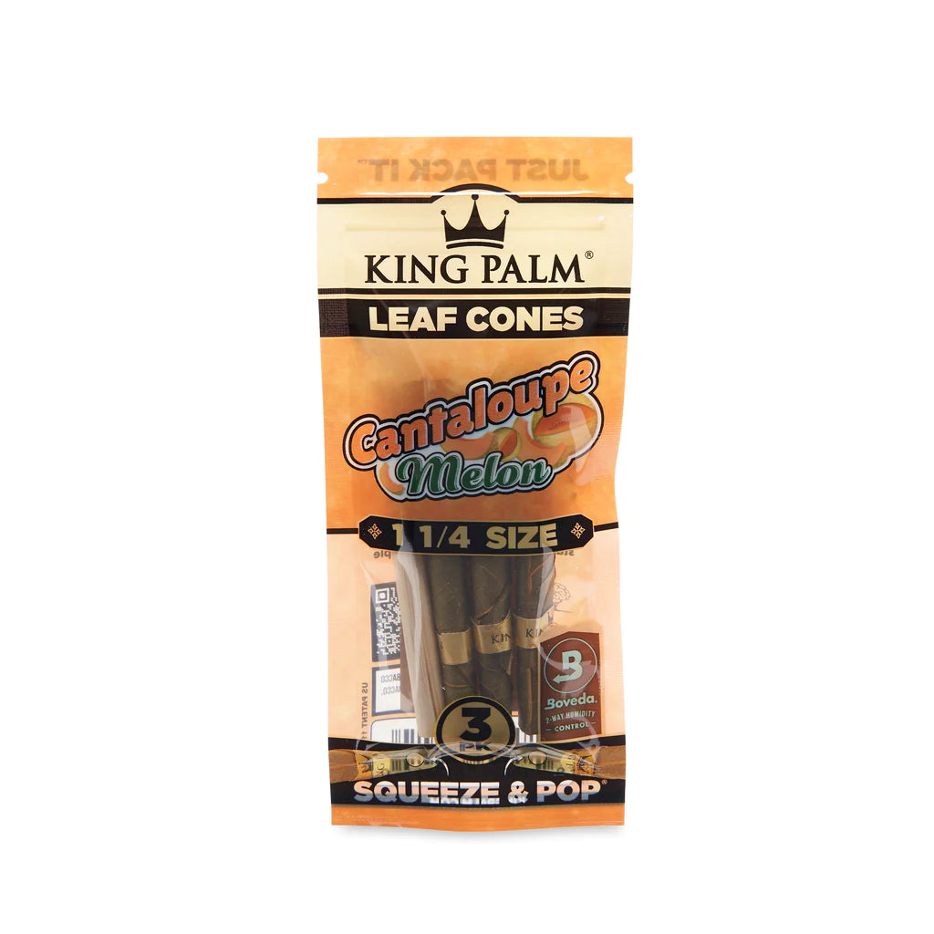 King Palm Flavored 3pk Leaf Cones  1 ¼ Size