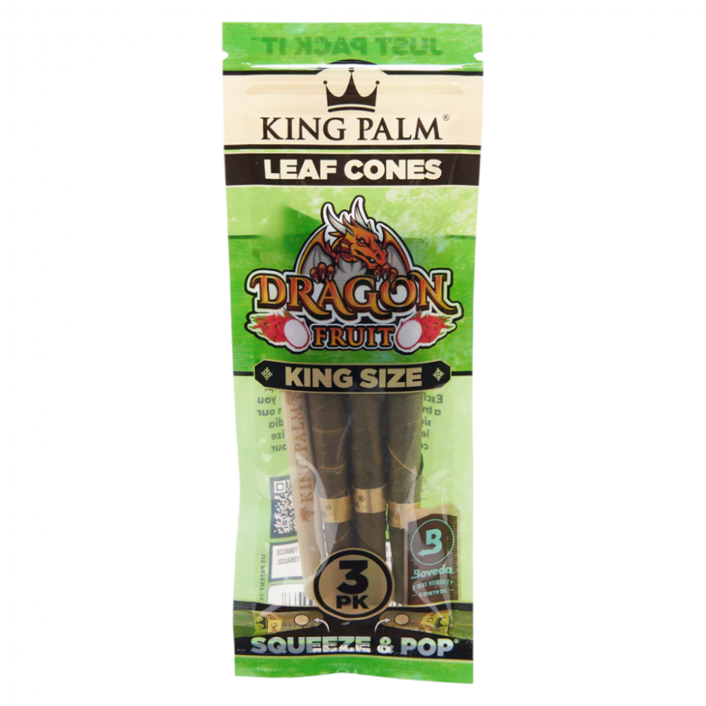 King Palm Flavored 3pk Leaf Cones 1 ¼ Size