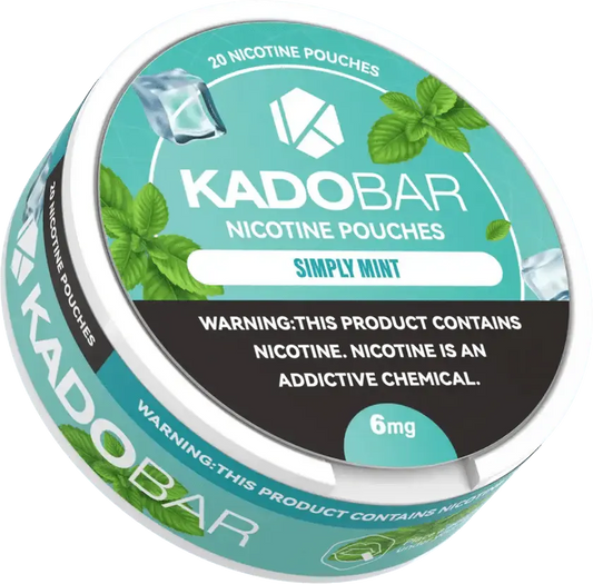 Kado Bar Nicotine Pouches - Simply Mint 