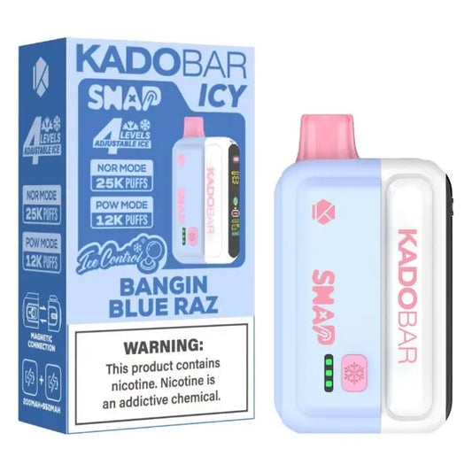Kado Bar SNAP 25K Disposable Pod Kit - Bangin Blue Raz 