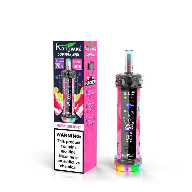 Kangvape Sommar Bar E-Hookah 70K - Ruby Delight 