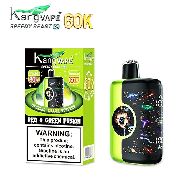 Kangvape Speedy Beast X 60K - Red & Green Fusion 