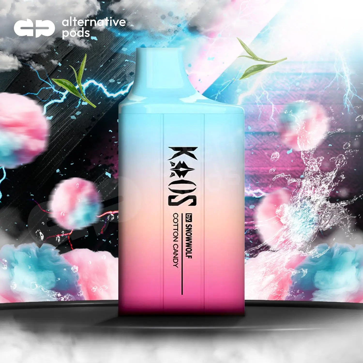 Kaos by SnowWolf 6000 Puffs Disposable Vape - Cotton Candy 
