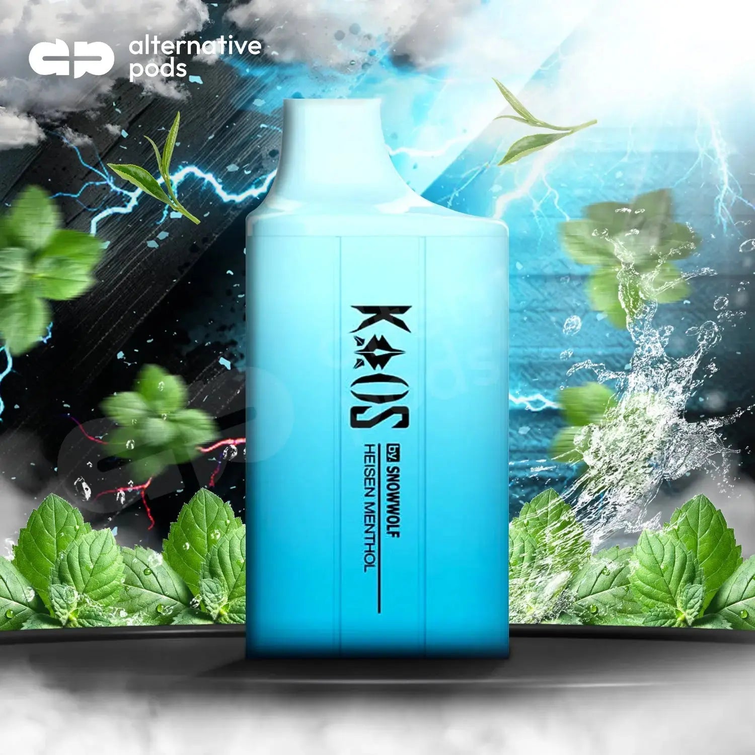 Kaos by SnowWolf 6000 Puffs Disposable Vape - Heisen Menthol 
