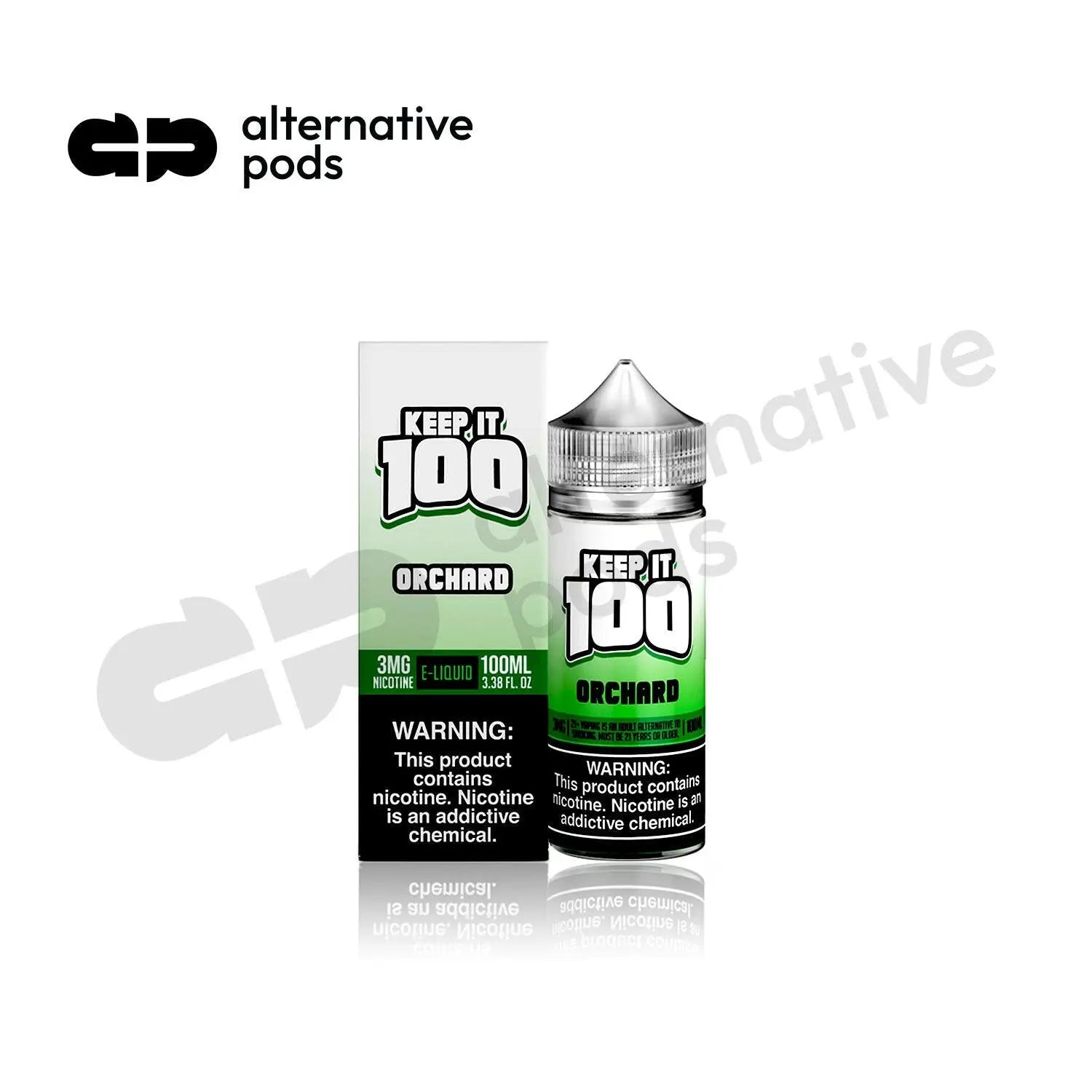 Keep It 100 Synthetic Nicotine E-Liquid 100ML - Alternative pods | Online Vape & Smoke Shop