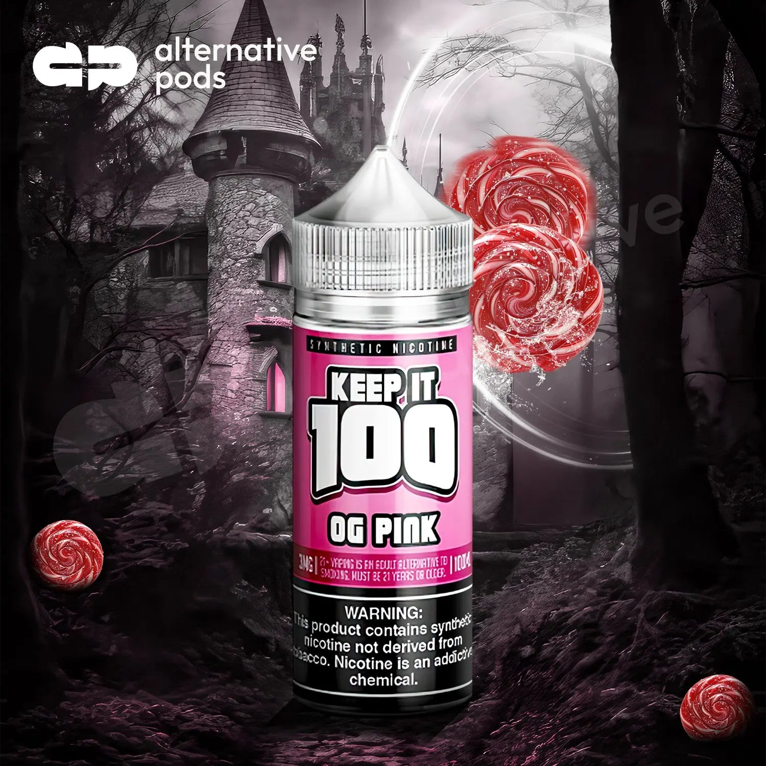 Keep It 100 Synthetic Nicotine Salt E-Liquid 30ML - Alternative pods | Online Vape & Smoke Shop