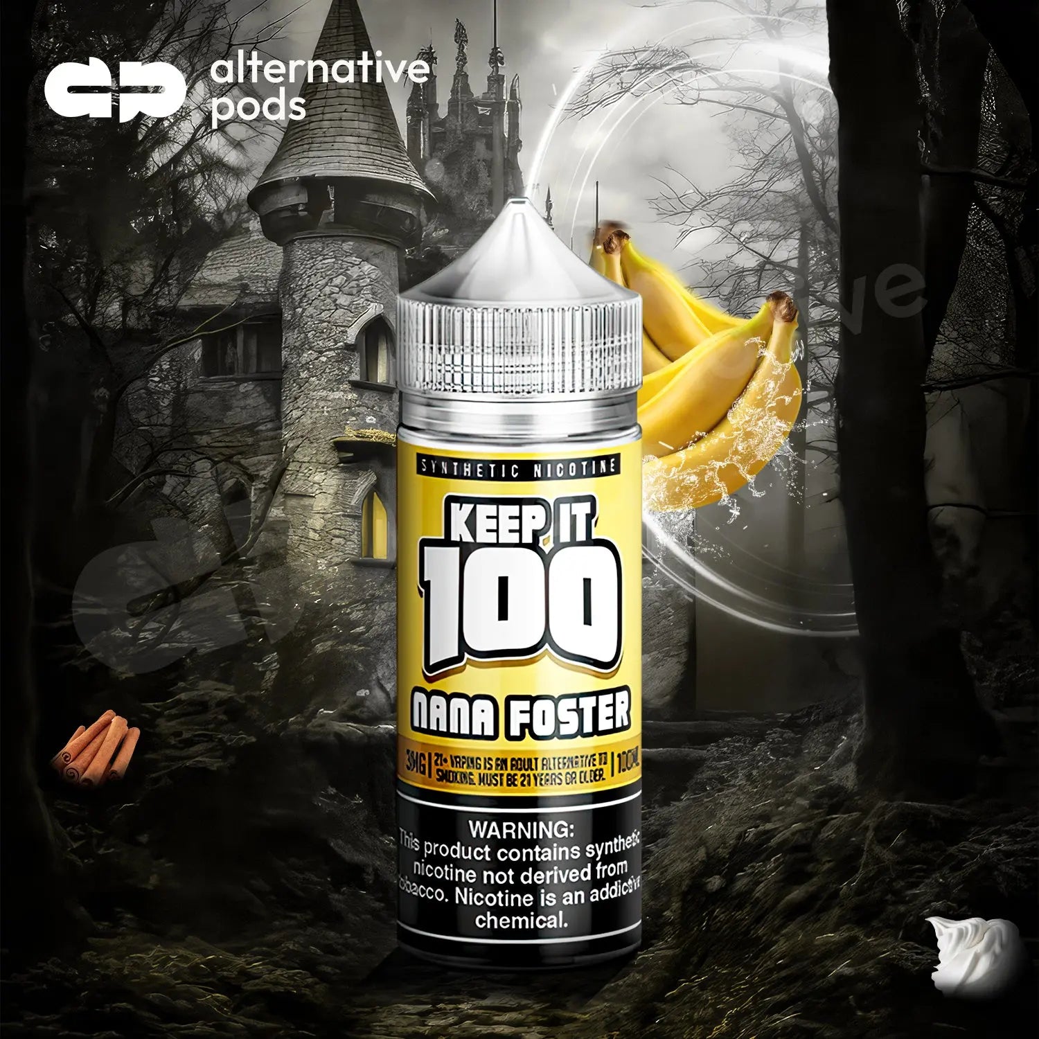 Keep It 100 Synthetic Nicotine Salt E-Liquid 30ML - Alternative pods | Online Vape & Smoke Shop