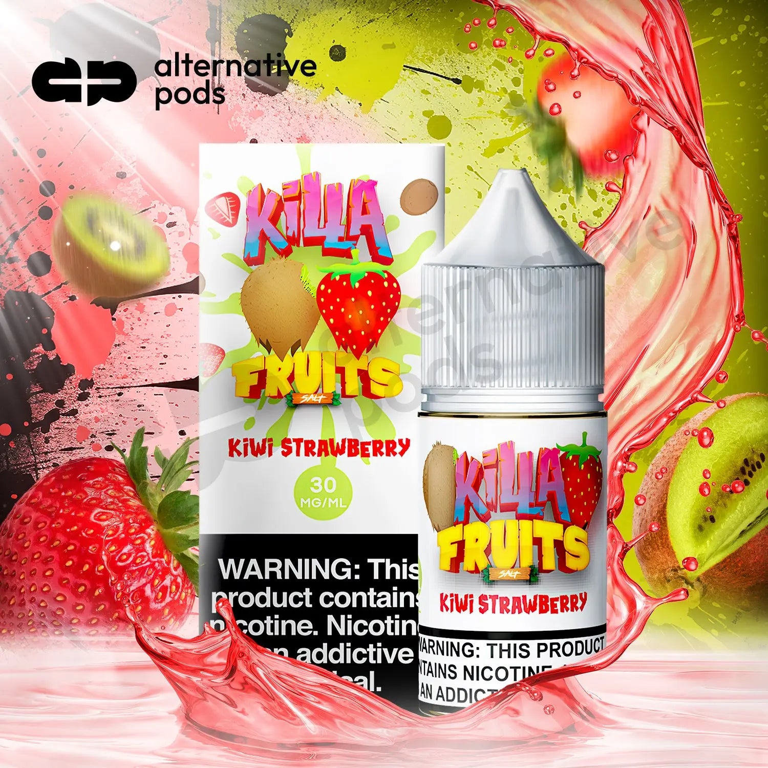 Killa Fruits Salt MAX Nicotine Salt E-Liquid 30ML - Alternative pods | Online Vape & Smoke Shop