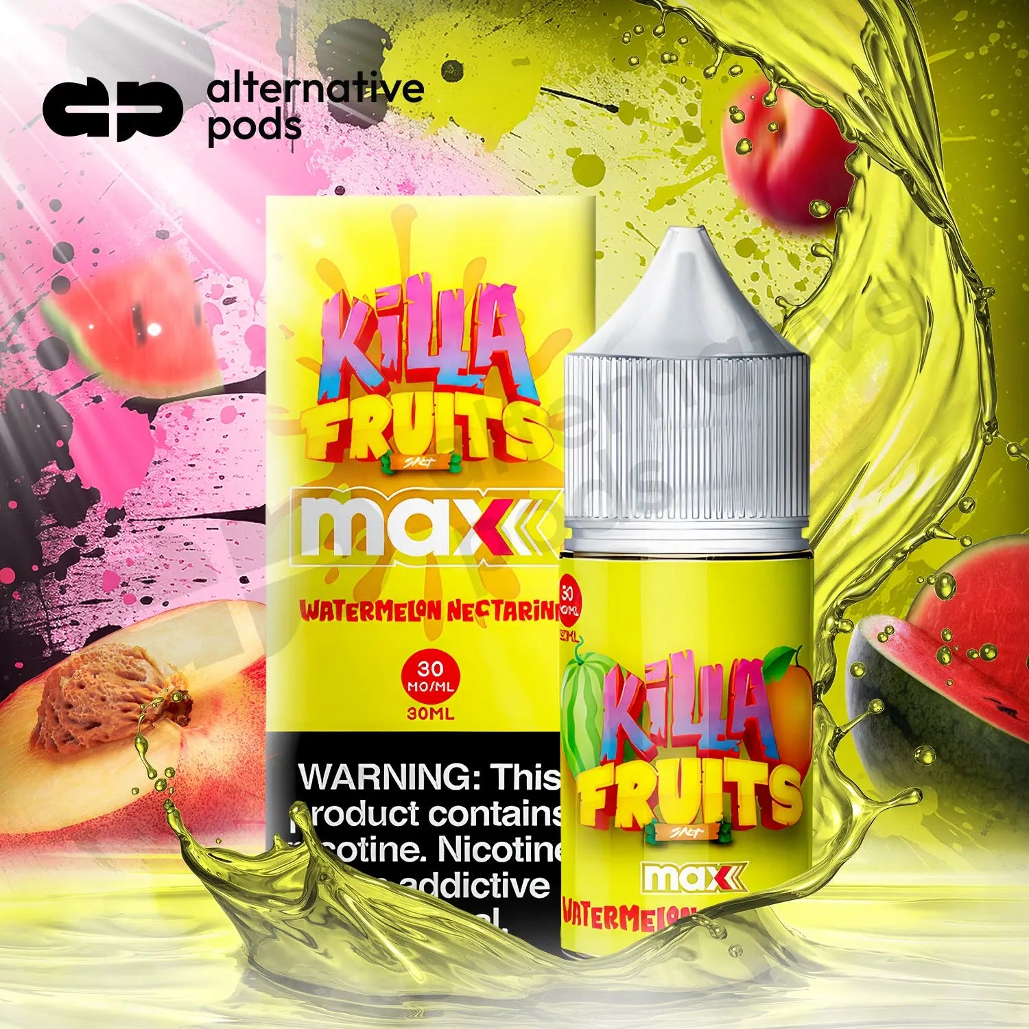 Killa Fruits Salt MAX Nicotine Salt E-Liquid 30ML - Alternative pods | Online Vape & Smoke Shop