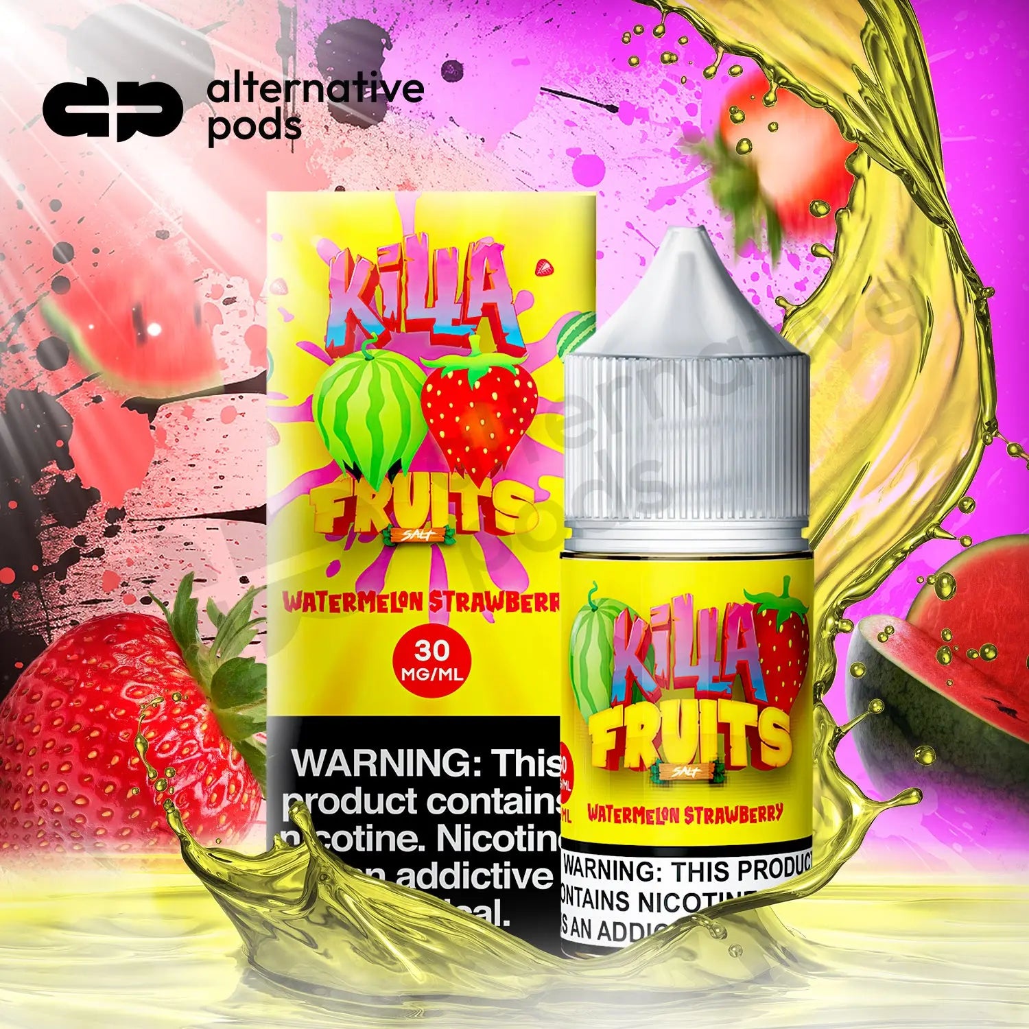 Killa Fruits Salt MAX Nicotine Salt E-Liquid 30ML - Alternative pods | Online Vape & Smoke Shop