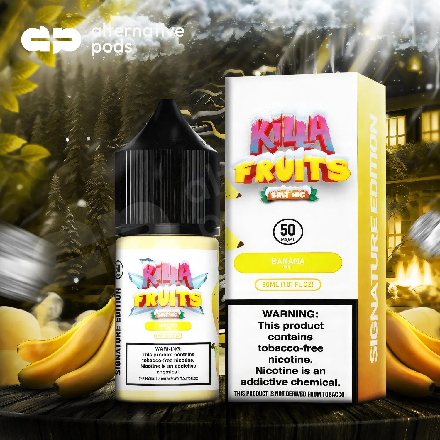 Killa Fruits Salt Nic On Ice Tobacco Free E-Liquid 30ML - Alternative pods | Online Vape & Smoke Shop