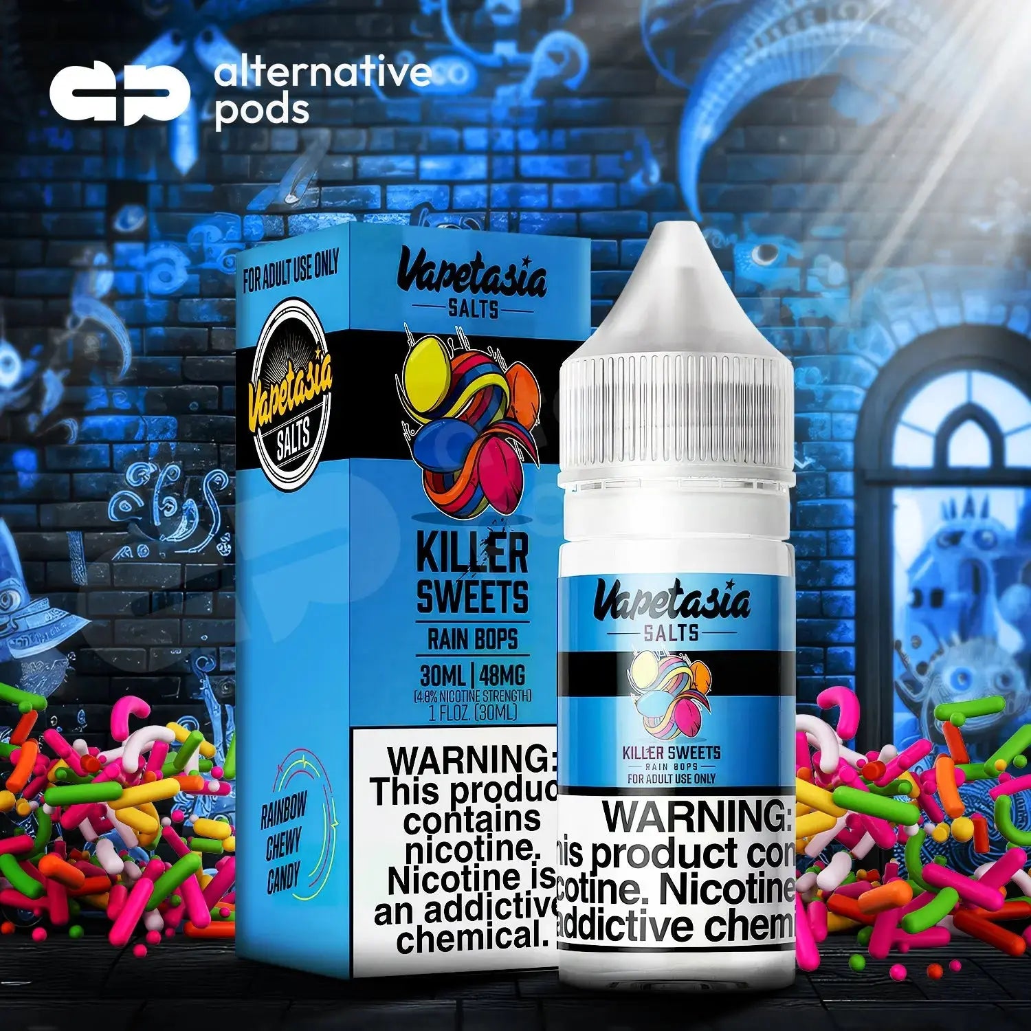 Killer Sweets By Vapetasia Salts Synthetic Nicotine Salt E-Liquid 30ML - Alternative pods | Online Vape & Smoke Shop