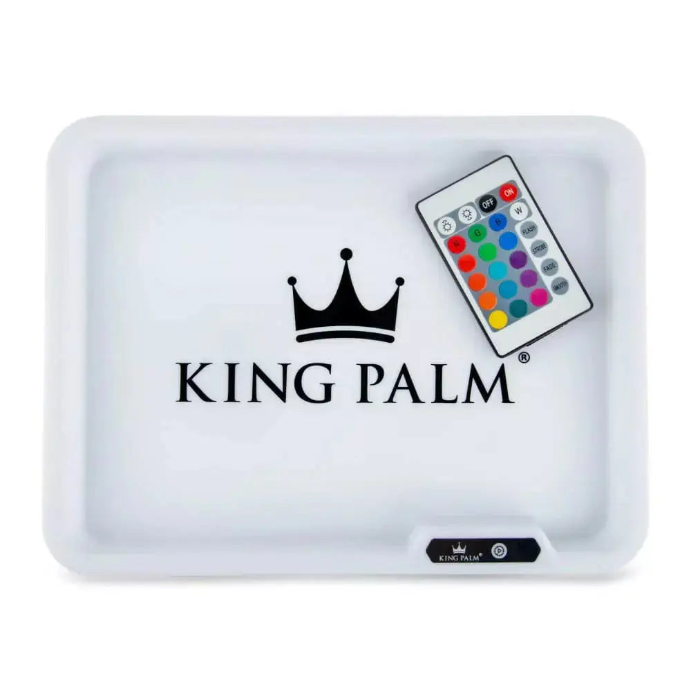 King Palm Rolling Tray - Glow - Alternative pods | Online Vape & Smoke Shop