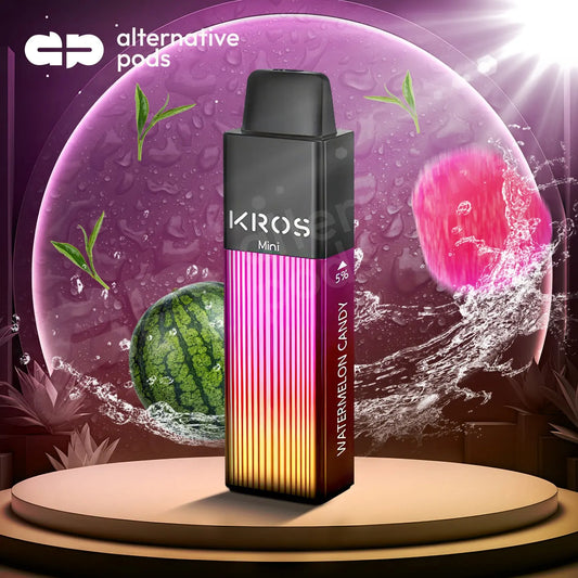 Kros Mini 4000 Puffs Disposable Vape - Watermelon Candy 