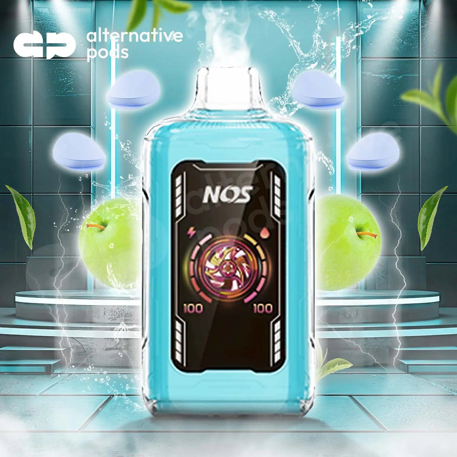 Kylin Bar Nos Turbo 30k Disposable - Sour Apple Bubble Pop 