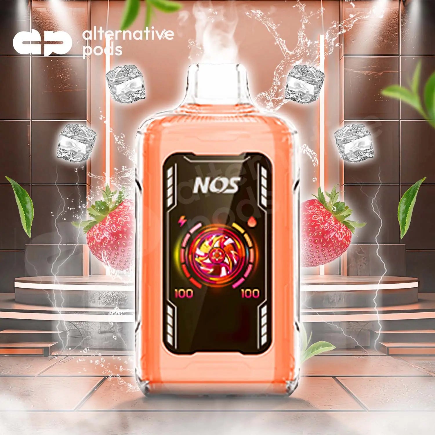 Kylin Bar Nos Turbo 30k Disposable - Strawberry Ice 