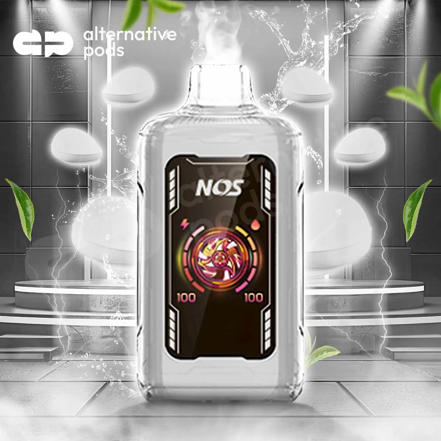 Kylin Bar Nos Turbo 30k Disposable Kylin Bar - White Bubble Pop 