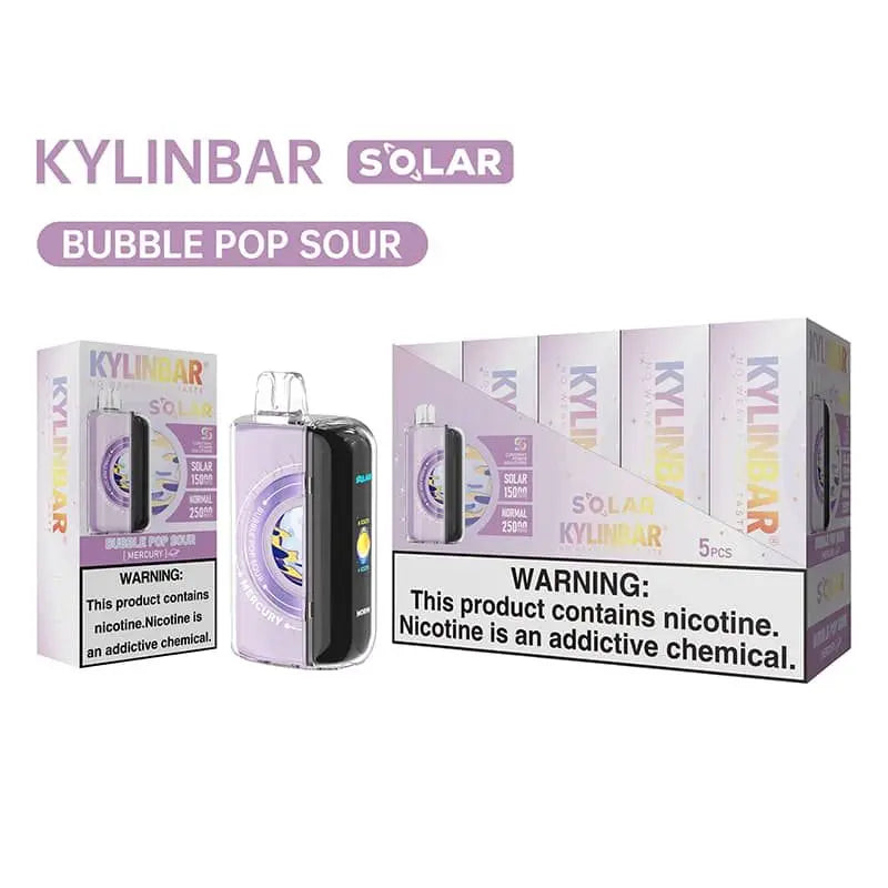 Kylin Bar Solar 25K - Bubble Pop Sour 