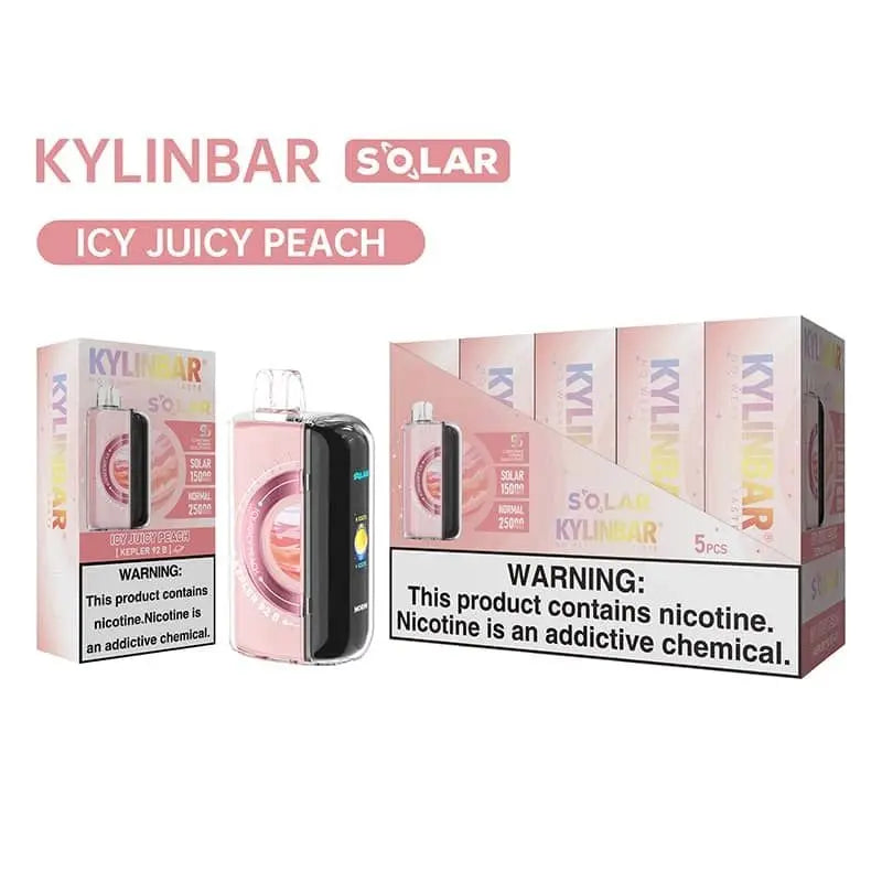 Kylin Bar Solar 25K - Icy Juicy Peach 
