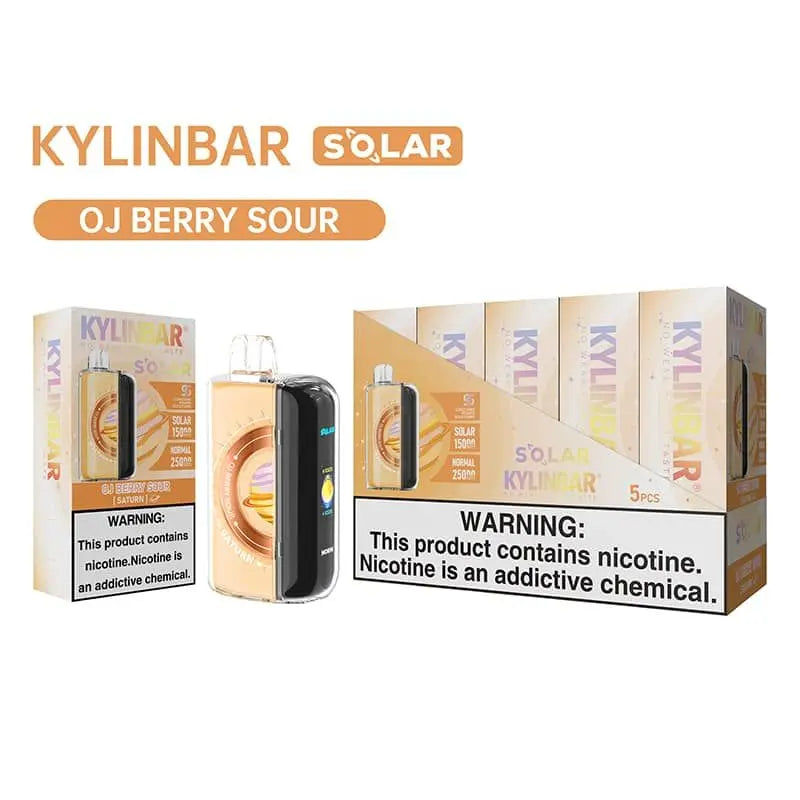 Kylin Bar Solar 25K - OJ Berry Sour 