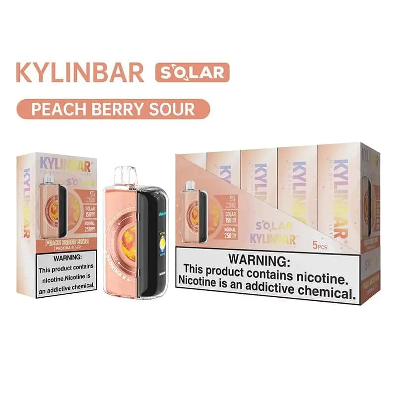 Kylin Bar Solar 25K - Peach Berry Sour 