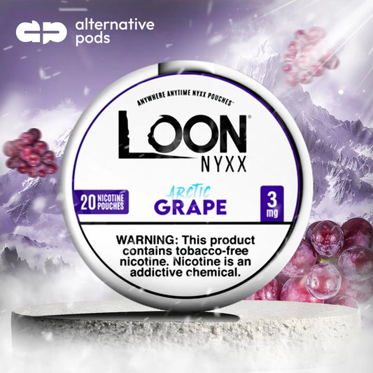 LOON NYXX Nicotine Pouches - Arctic Grape 