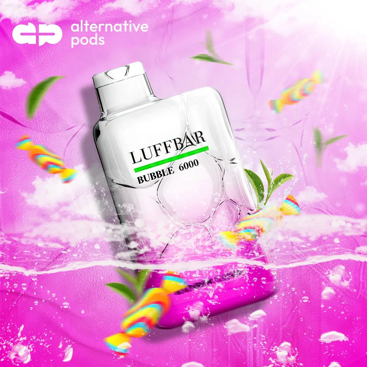 LUFFBAR Bubble 6000 Puffs Disposable Vape 10ml - Alternative pods | Online Vape & Smoke Shop
