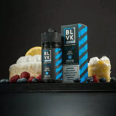 BLVK Hundred Synthetic Nicotine E-Liquid 100ML Lemon Berry Pie