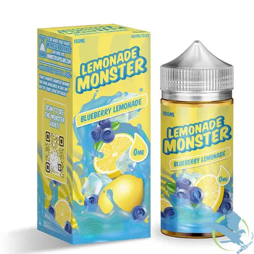 Lemonade Monster Synthetic Nicotine E-Liquid 100ML By Jam Monster - Alternative pods | Online Vape & Smoke Shop