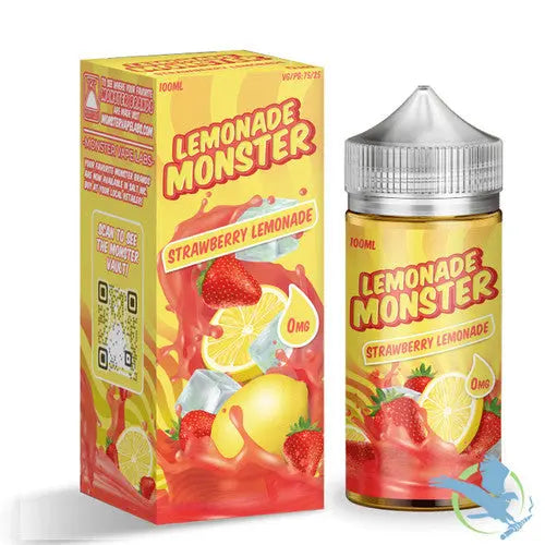 Lemonade Monster Synthetic Nicotine E-Liquid 100ML By Jam Monster - Alternative pods | Online Vape & Smoke Shop