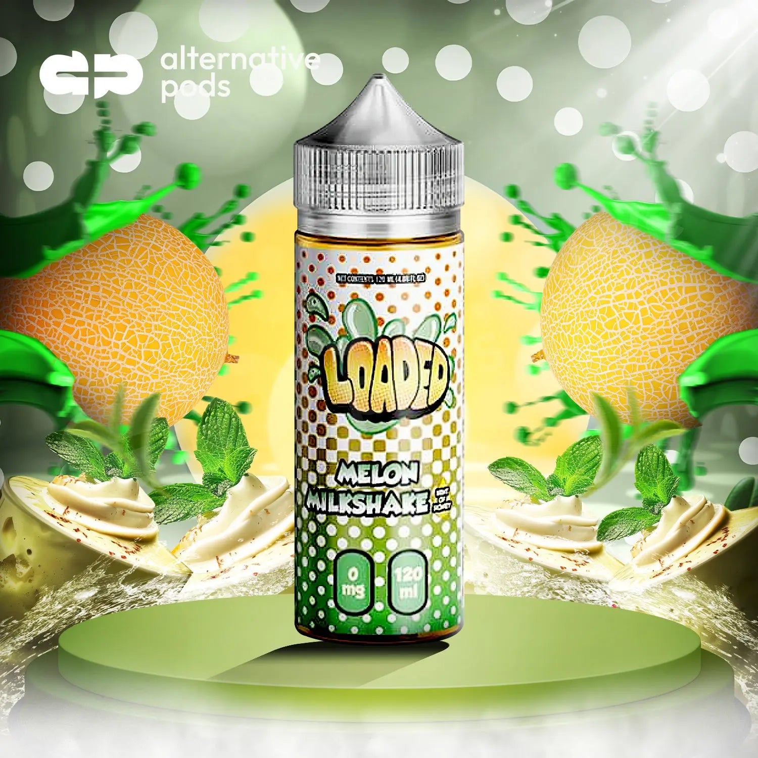 Loaded E-Liquid By Ruthless 120ML - Melon Milkshake 