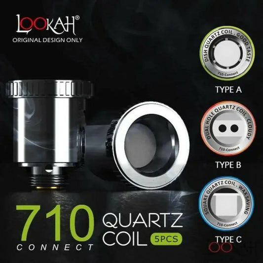 Lookah 710 Quartz Wax Dish Coils - Alternative pods | Online Vape & Smoke Shop