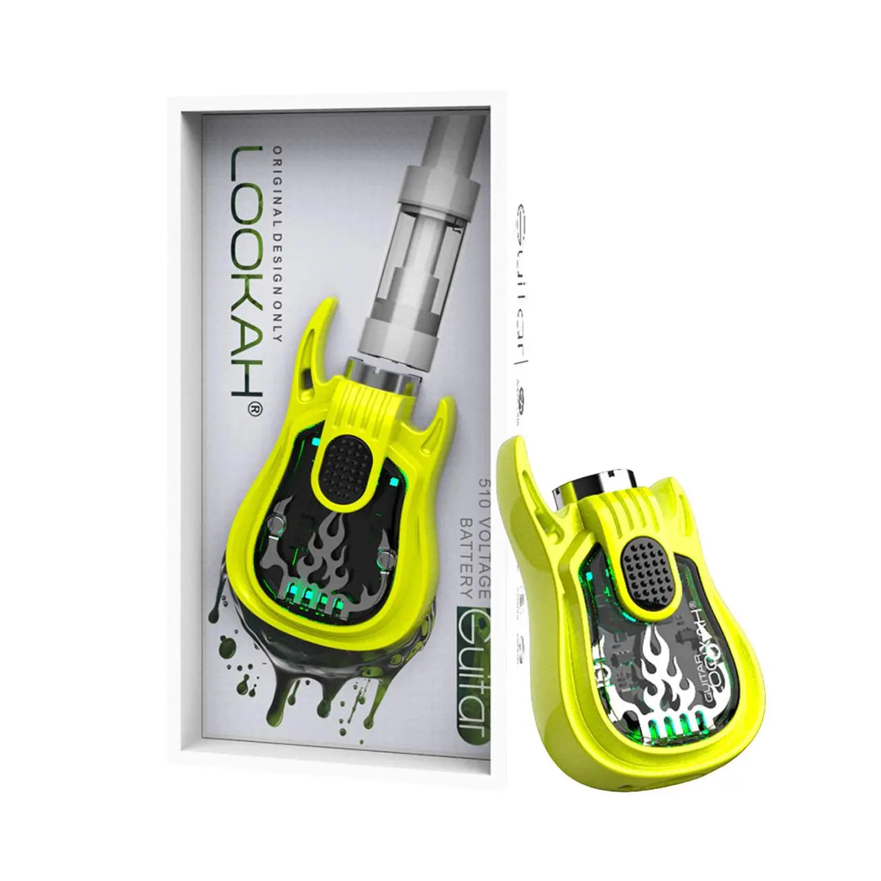 Lookah Guitar 350mAh VV 510 Cartridge Preheat Vape Battery