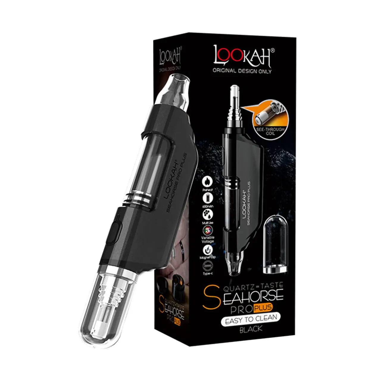 Lookah - Seahorse Pro Plus 650mAh Vaporizer Kit - Alternative pods | Online Vape & Smoke Shop