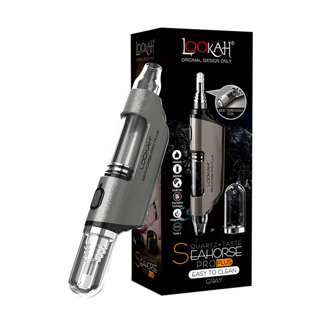 Lookah - Seahorse Pro Plus 650mAh Vaporizer Kit - Alternative pods | Online Vape & Smoke Shop