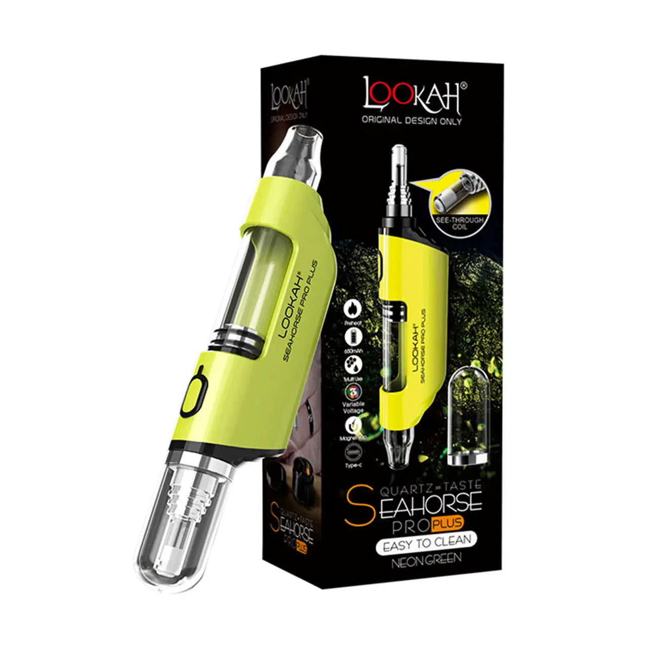 Lookah - Seahorse Pro Plus 650mAh Vaporizer Kit - Alternative pods | Online Vape & Smoke Shop