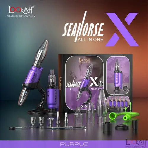 Lookah - Seahorse X 950mAh All In One Vaporizer Kit - Alternative pods | Online Vape & Smoke Shop