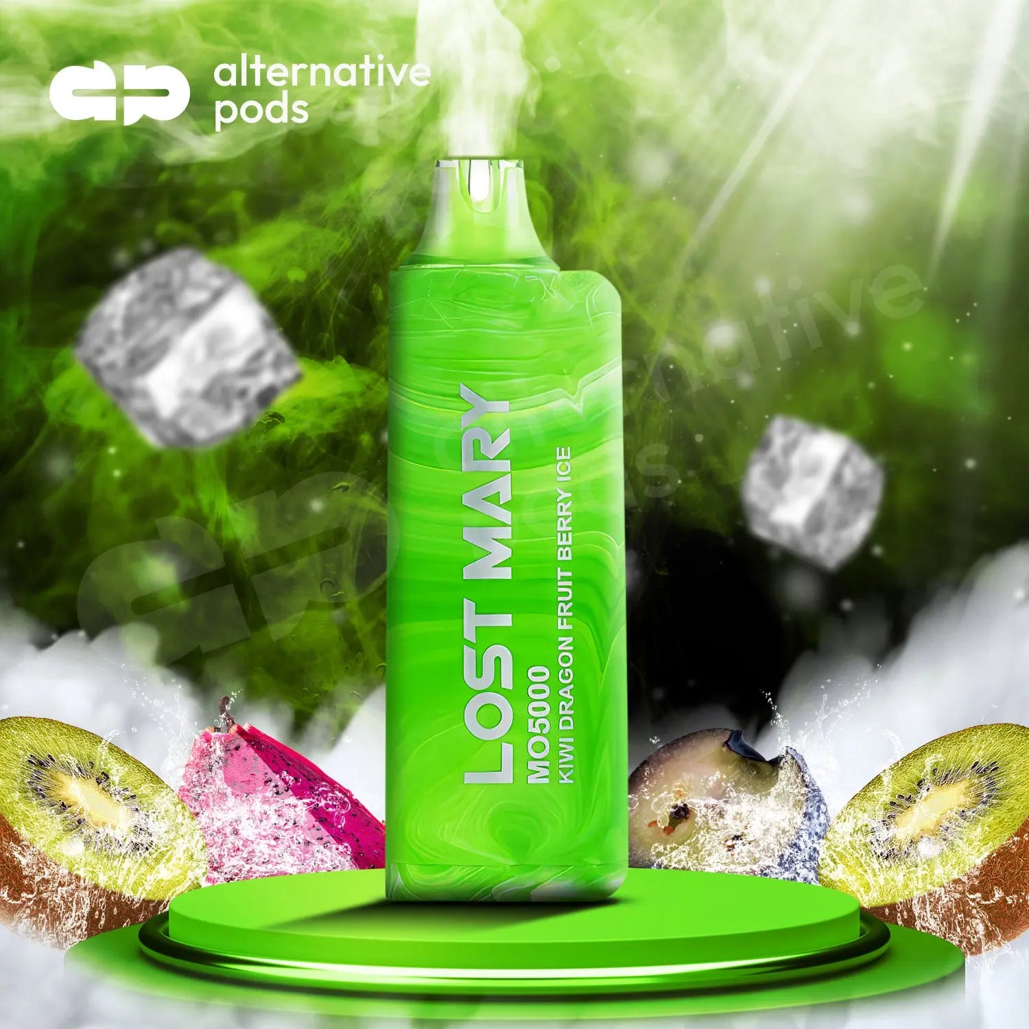 Lost Mary MO5000 Disposable - Kiwi Dragon Fruit Berry Ice 