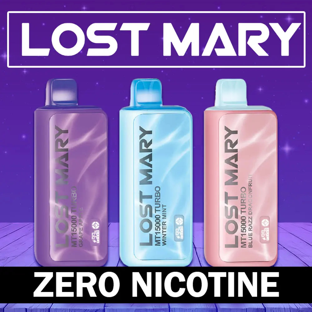 Lost Mary MT15000 Zero Nicotine Vape 0% Lost Mary MT15000 Zero Nicotine Vape 0%