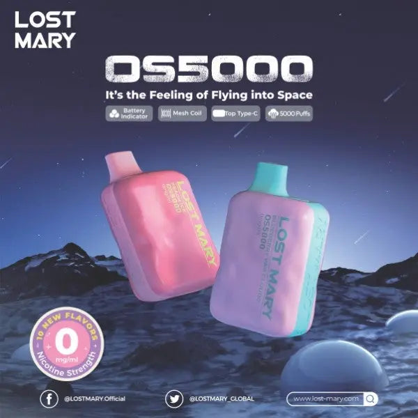 Lost Mary OS5000 0% Disposable Vape Lost Mary OS5000 0% Disposable Vape