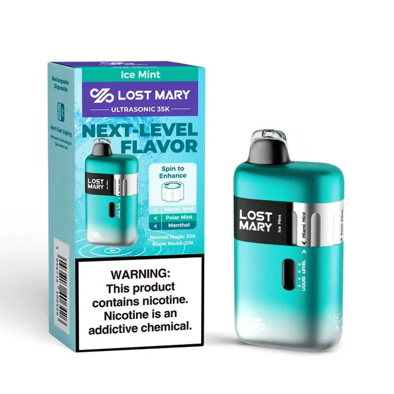 Lost Mary Ultrasonic 35K Disposable - Ice Mint 