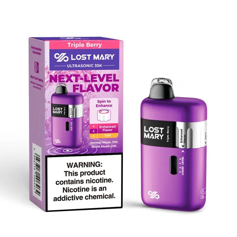 Lost Mary Ultrasonic 35K Disposable - Triple Berry 