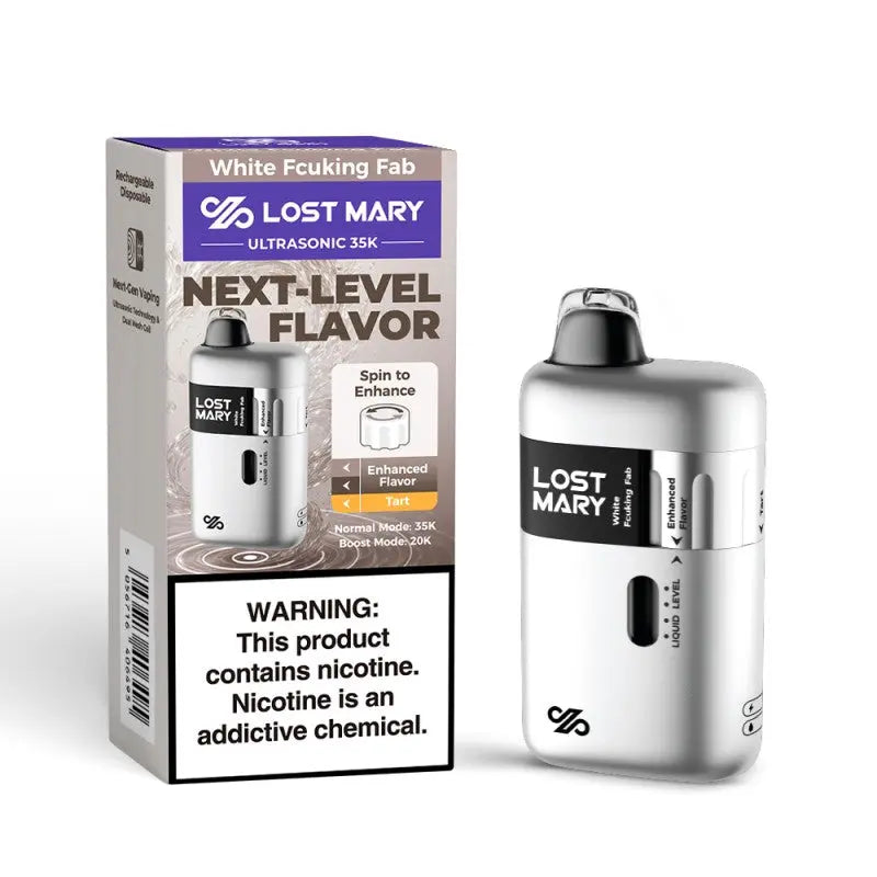 Lost Mary Ultrasonic 35K Disposable - White Fcuking Fab 