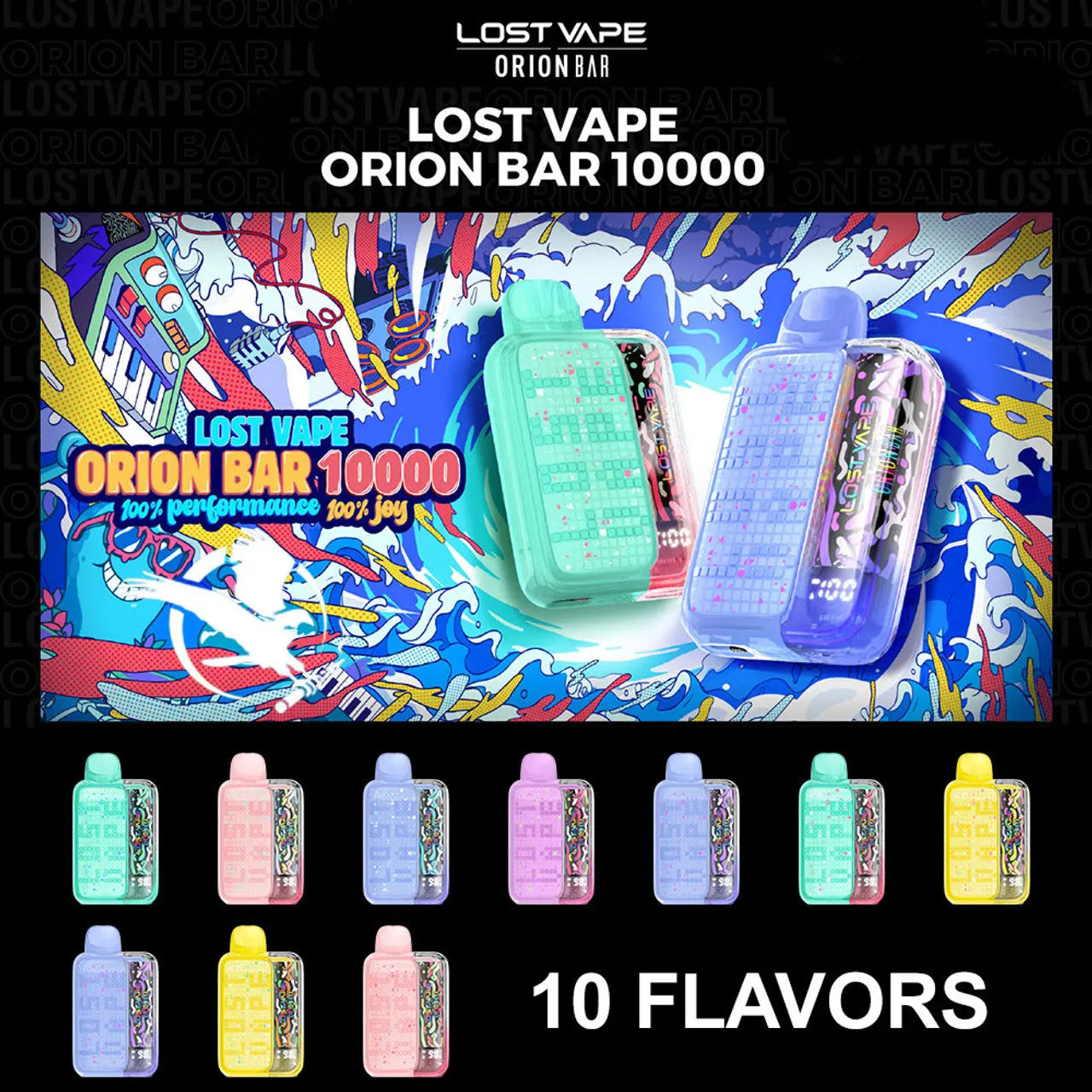 Lost Vape Orion Bar 10000 Disposable Vape with Smart Display 5% Lost Vape Orion Bar 10000 Disposable Vape with Smart Display 5%