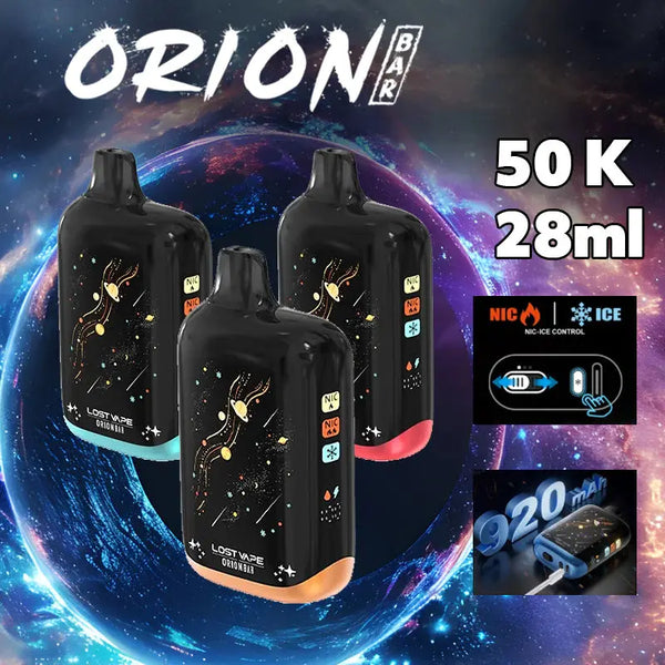 Lost Vape Orion Bar 50K Ice & Nic Control Disposable Lost Vape Orion Bar 50K Ice & Nic Control Disposable