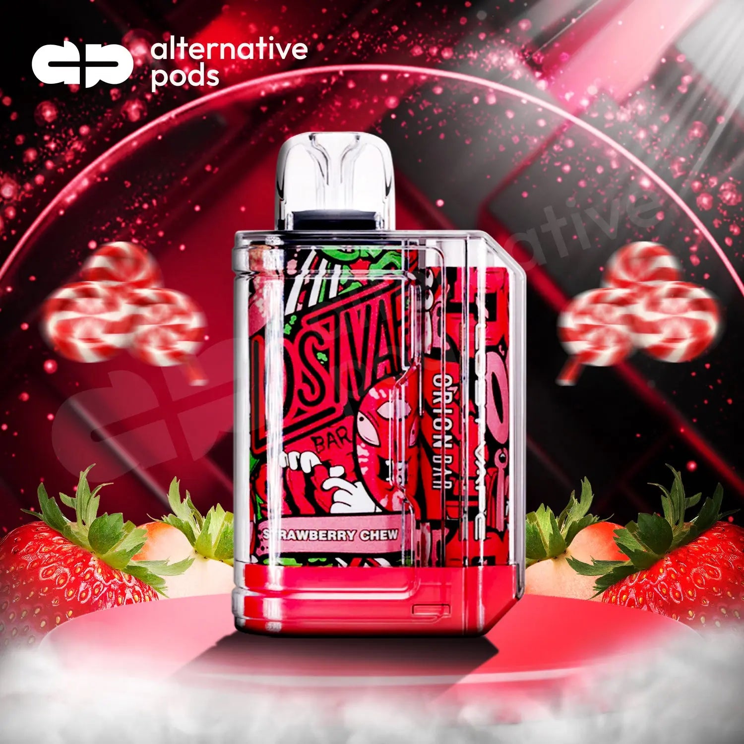 Lost Vape Orion Bar 7500 Puffs Disposable Vape - Strawberry Chew 